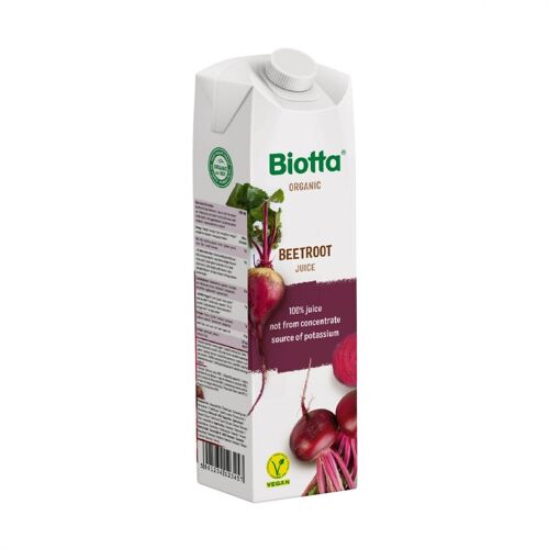 Jus Bio Betterave Tetra Pak 1L format Eco Biotta®