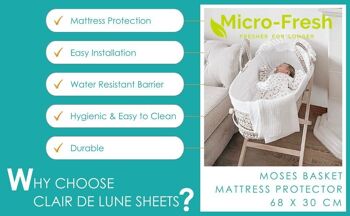 Protège-matelas Micro-Fresh® Easy Care Moses 3