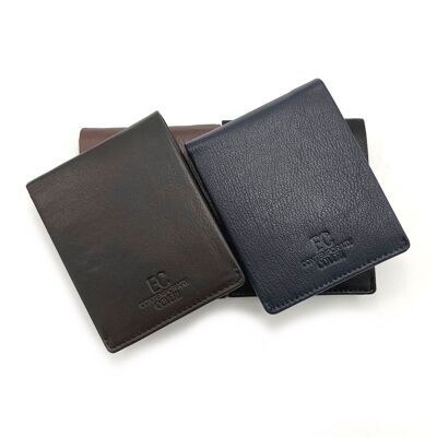 Genuine leather wallet, Brand EC COVERI, art. EC23760-44