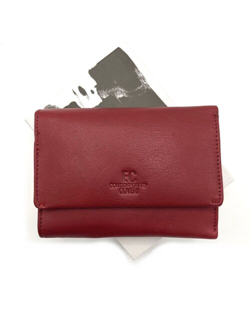 Genuine leather wallet, Brand EC COVERI, art. EC23760-31