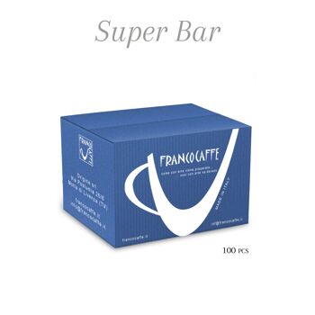 Dosettes de café Super Bar blend 100 pcs Qualité Arabica | Francocafé 4
