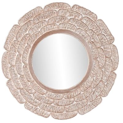 Specchio con maniglia in vetro 90X1,5X90 Decape Bianco ES205155