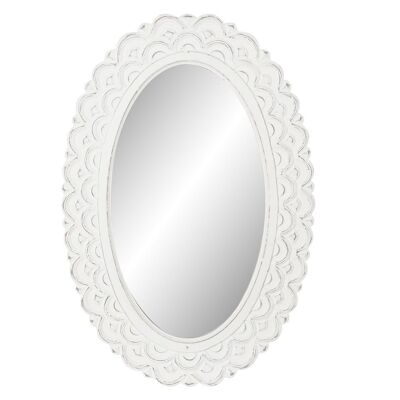 Specchio Mdf Vetro 58X2,5X86 Decape Bianco ES193510