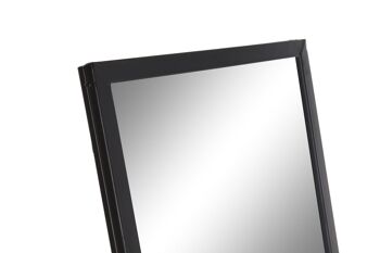 MIROIR COIFFE FER VERRE 37X44X160 NOIR ES195703 2