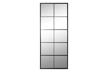 Miroir en verre de fer 60X2X150 fenêtre noire ES198824 1