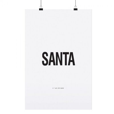 Poster "santa" - dina4