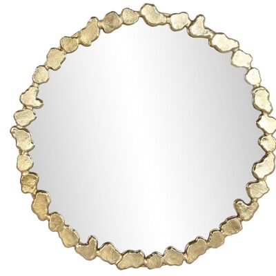 Espejo Aluminio Cristal 84X4X84 Dorado ES205943