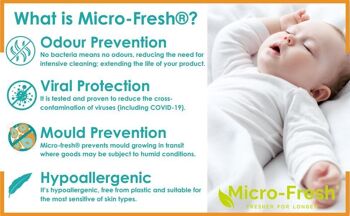 Oreiller Mon premier bébé en coton Micro-Fresh® 5