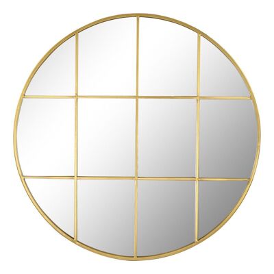 Eisenglasspiegel 80X2,5X80 Goldenes Fenster ES198831