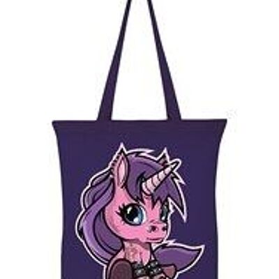 Fearless The Baby Unicorn Purple Bolsa de tela