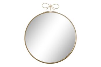 MIROIR VERRE FER 60X2,5X70 DORÉ ES201242 1