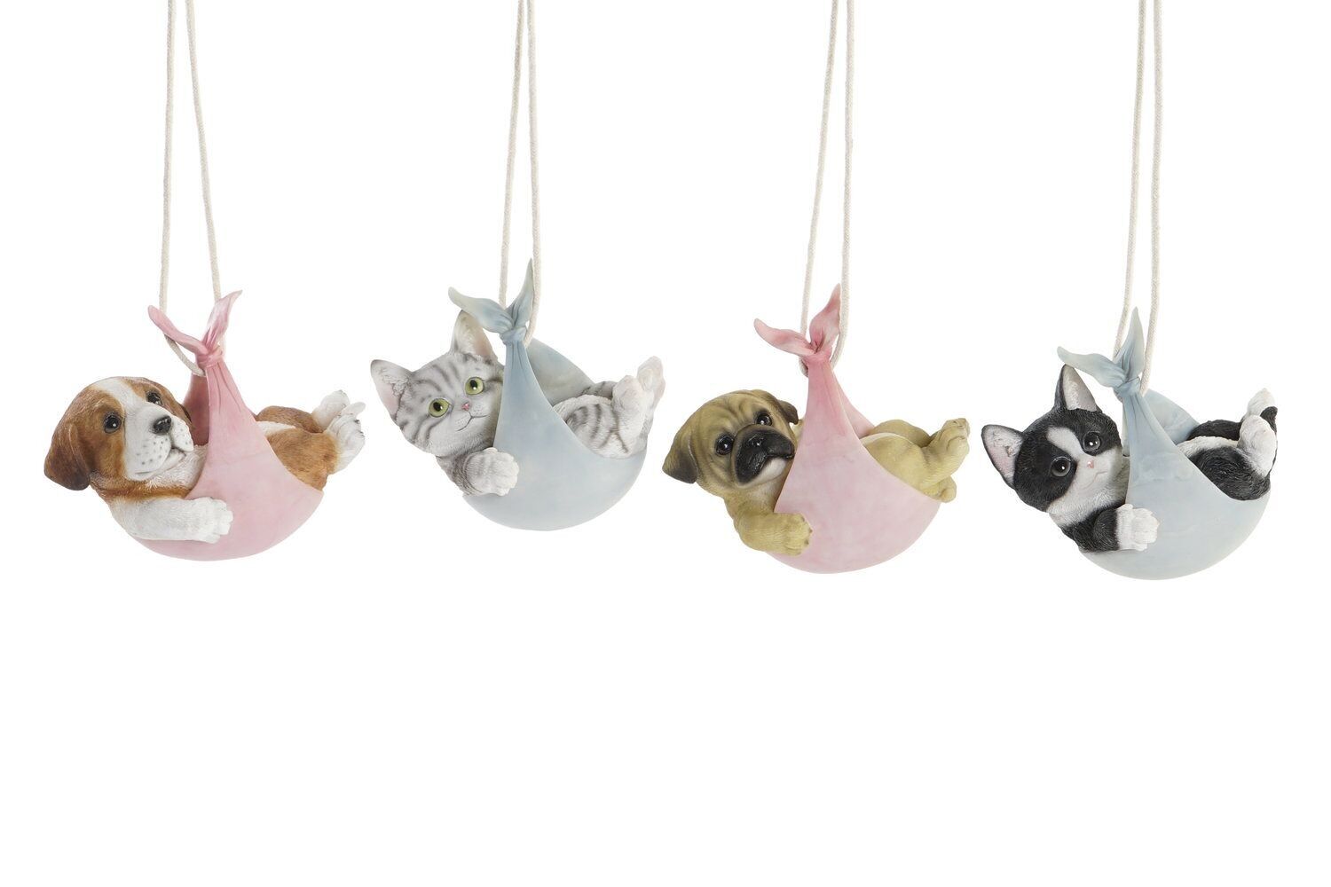 HARZFIGUR 18X12,5X16 HUND KATZE 4 SORTIMENTE. FD195199