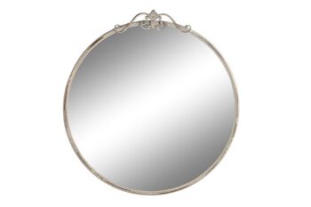 MIROIR METAL 80X3,5X85 GRIS VIEILLI ES201948 1