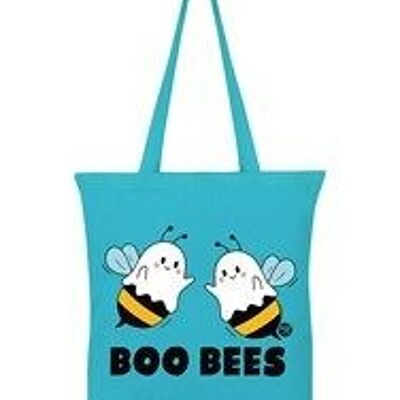 Pop Factory Boo Bees Azure Blue Tote Bag