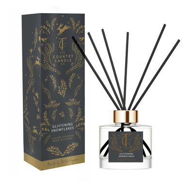 The Enchanted Woodland  - Glistening Snowflakes 100ml Reed Diffuser
