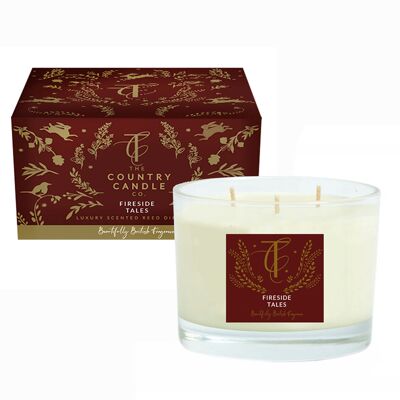 The Enchanted Woodland  - Fireside Tales 3 Wick Candle