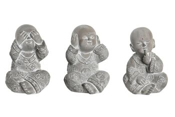 CIMENT FIGURE 6.5X6.5X9.5 BOUDDHA 3 ASSORTIMENT. FD206076 1