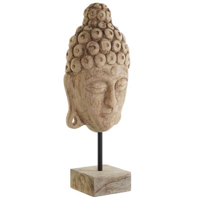 FIGURA MANGO HIERRO 20X12X48 BUDA NATURAL MARRON FD207528