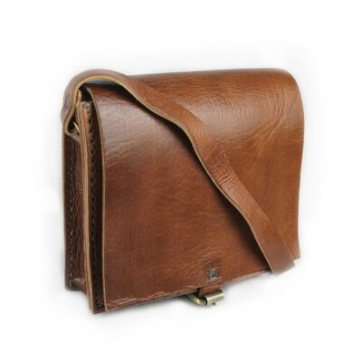 Jessie Tan Small Messenger Leather Bag