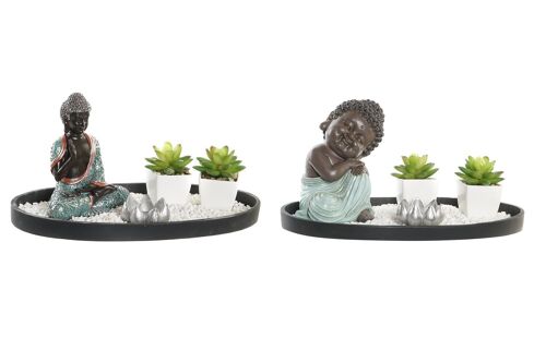 Figura Resina 32X16,5X15,5 Jardin Zen 2 Surt. FD203283