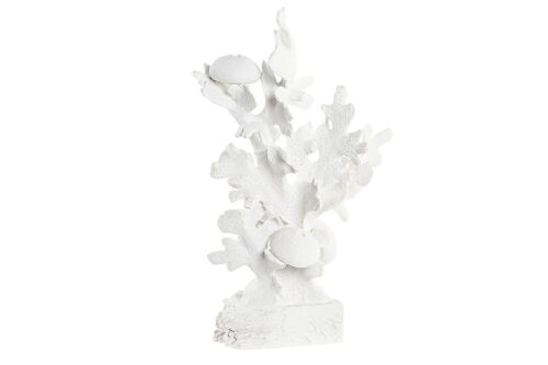 Buy wholesale RESIN FIGURE 28,5X16,5X42,4 WHITE CORAL FD196875