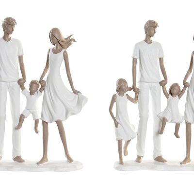 FIGURINE EN RÉSINE 20.5X6.5X24.5 FAMILLE 2 ASSORTIMENT. FD203775