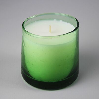 Green Kessy Glass Candle
