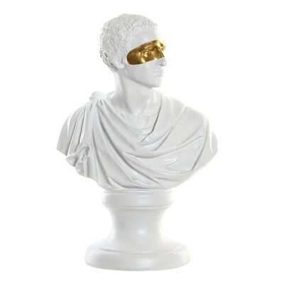 RESIN FIGURE 22,5X14,5X33 WHITE BUST FD199234