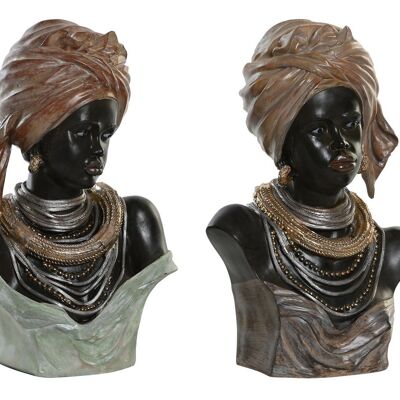 FIGURA RESINA 26X17X40 AFRICANA 2 SURT. FD199237