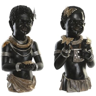 FIGURA RESINA 20,5X18X35 AFRICANA 2 SURT. FD199240