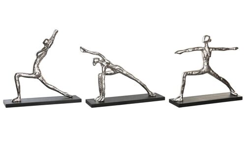 Figura Aluminio Mdf 33X10X35 Yoga 3 Surt. FD204432