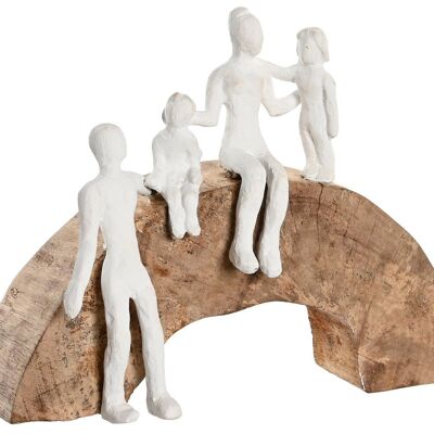 FIGURA MANICO ALLUMINIO 28X9X22 NATURAL FAMILY FD205232