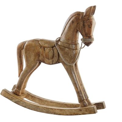 ROPE HANDLE ROCKING HORSE 61X15X63 NATURAL FD200947