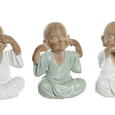 Figura Resina 6X5X9,5 Monjes 3 Surt. FD205481