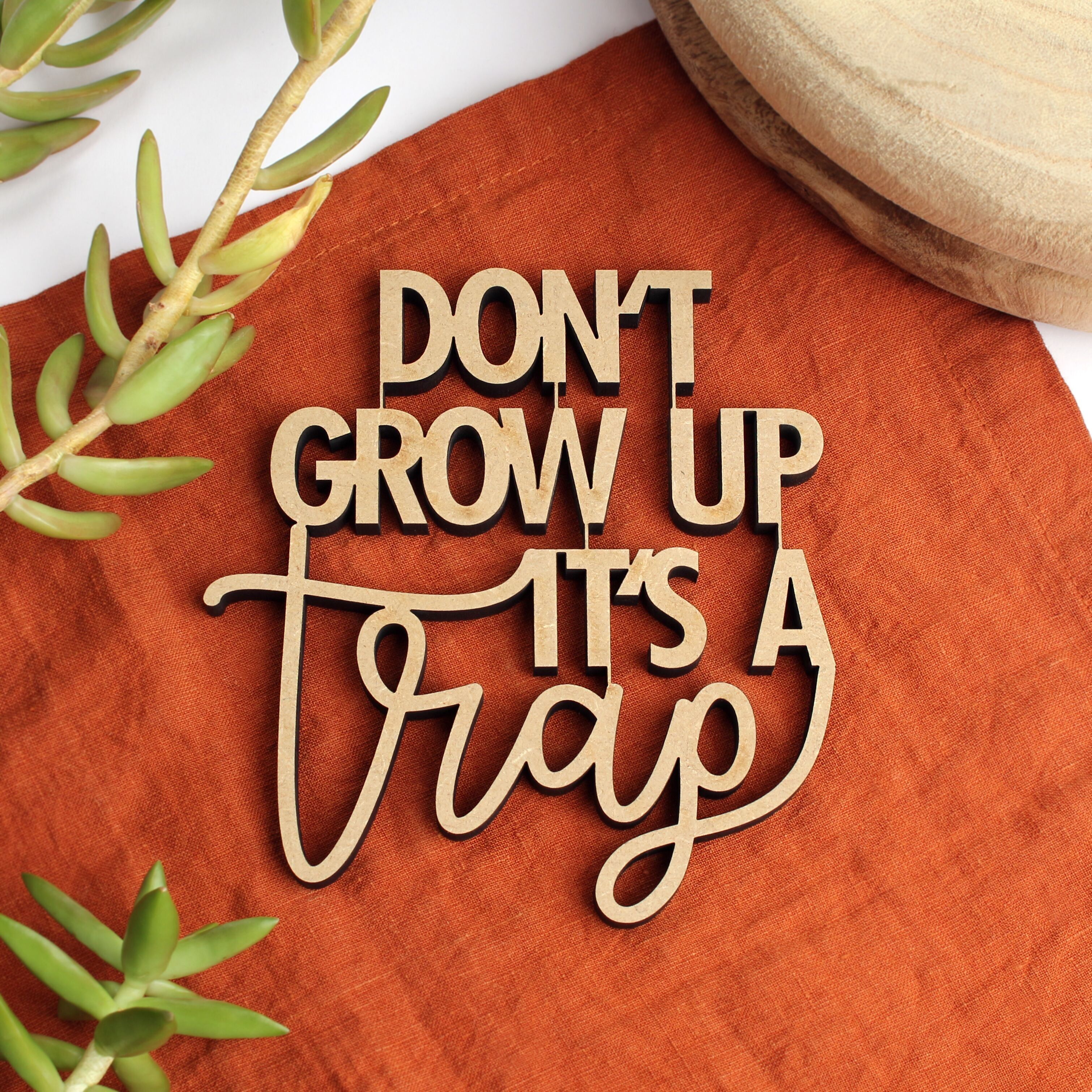 Non crescere, è una trappola. M