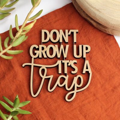 Don't grow up, it's a trap - Gr. M