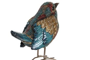 FIGURINE EN RÉSINE 14.5X7.5X13.5 OISEAU 3 ASSORTIMENTS. FD205601 3