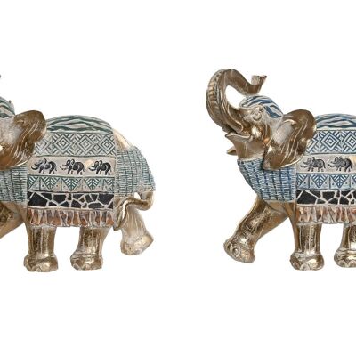 FIGURA RESINA 24X9,5X22 ELEFANTE DECAPE 2 SURT. FD205780