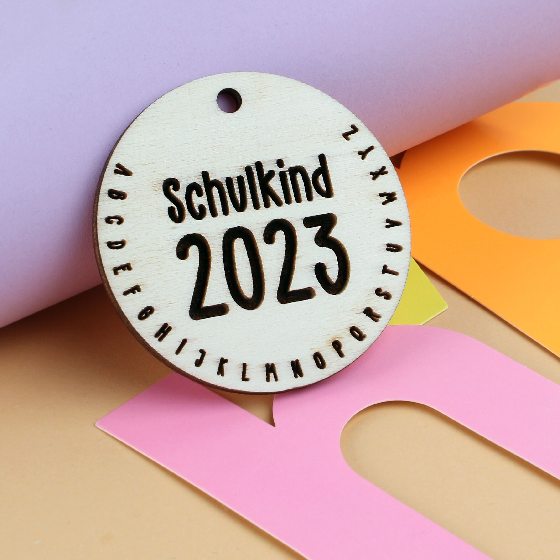 Etichetta della borsa della scuola bambino della scuola 2023