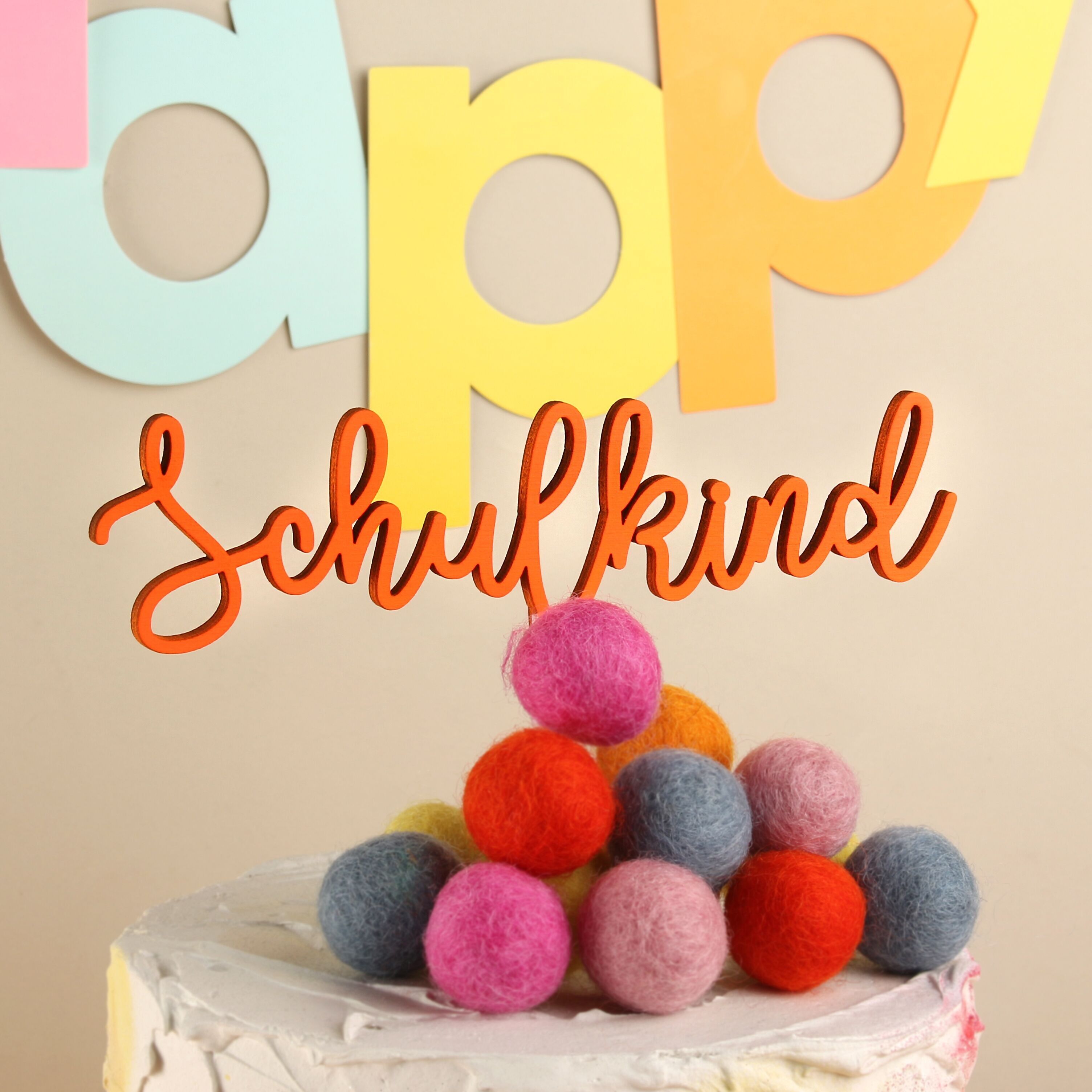 Decorazione torta scolaretto - gr. M