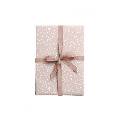 WRAPPING PAPER "DOTS" rose, Rollen