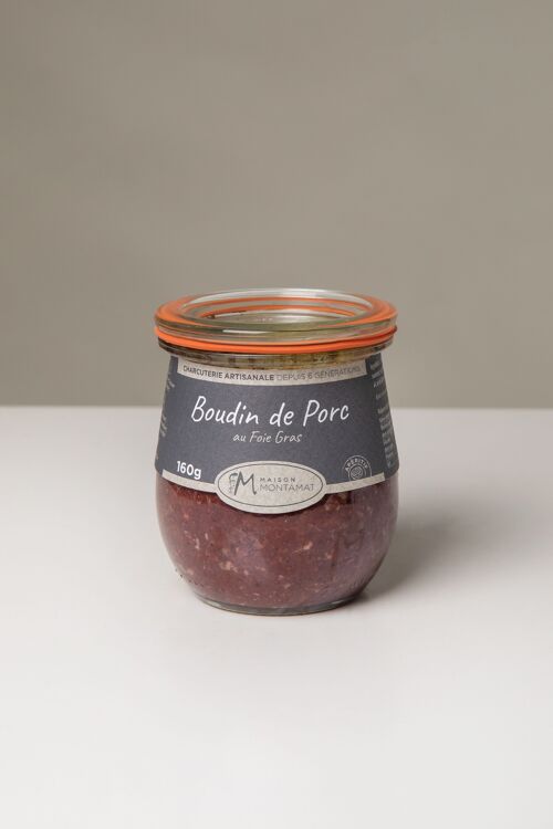 Boudin de porc au foie gras