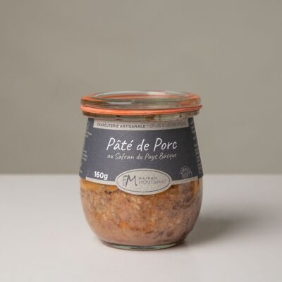 Pork paté with saffron from the Basque country