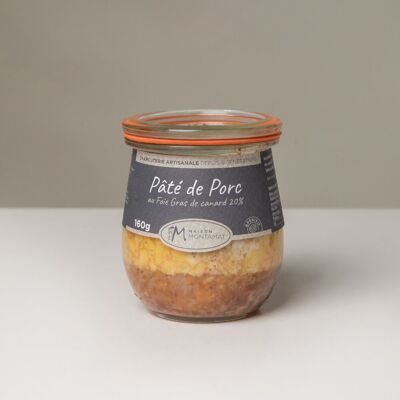 Patè di maiale con foie gras d'anatra 20%