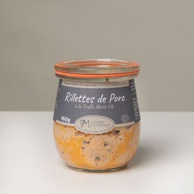 Rillettes de cerdo con trufa negra 6%