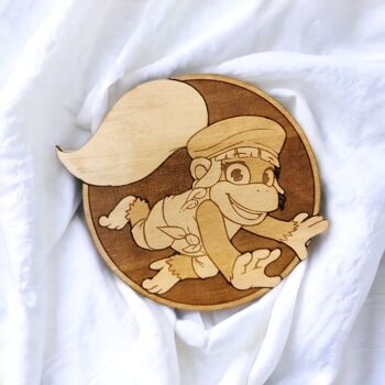 Jeu de 6 posavasos de madera Donkey Kong - regalo 4