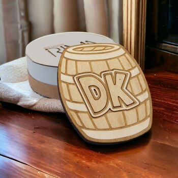 Jeu de 6 posavasos de madera Donkey Kong - regalo 9