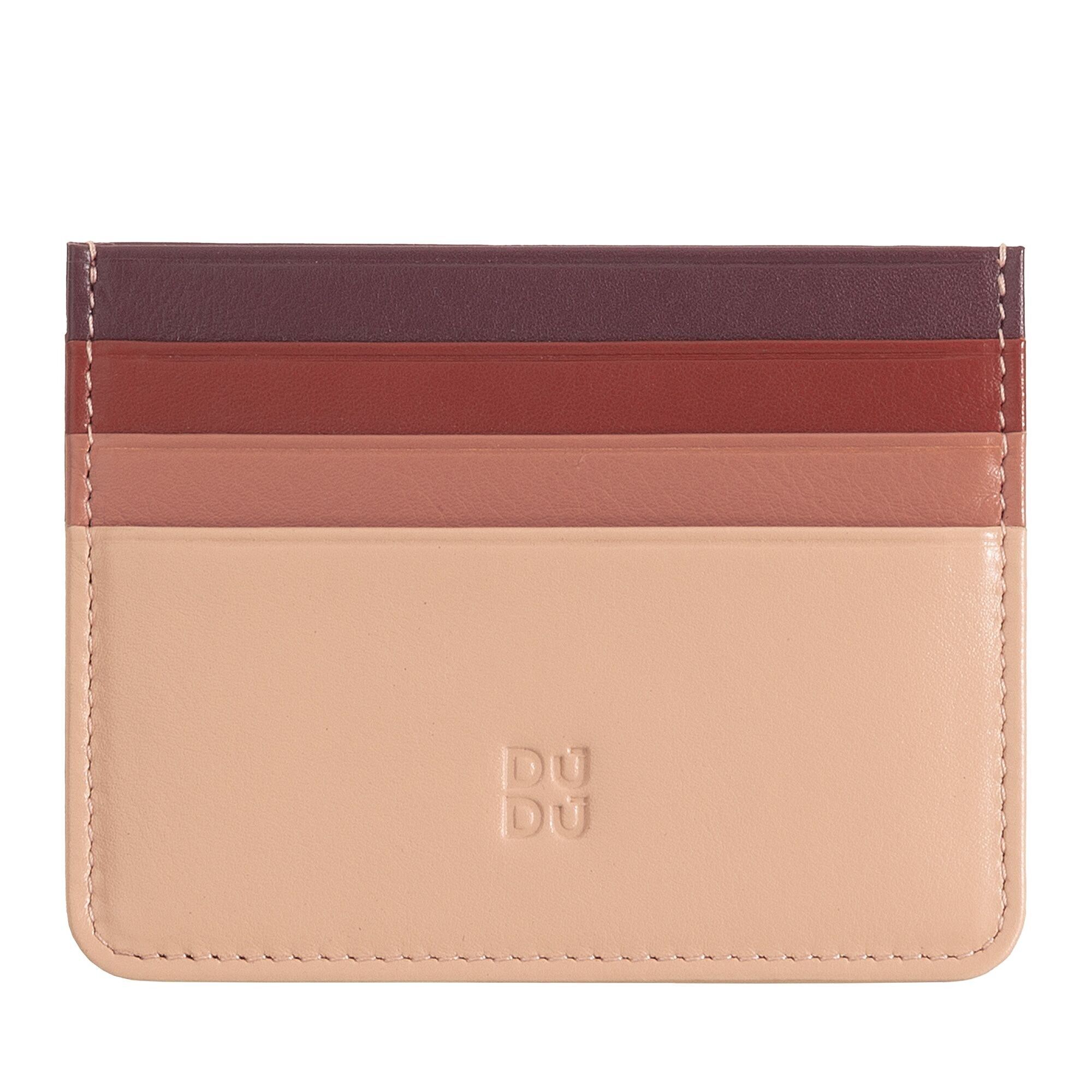 DUDU Small credit card holder multicolour blush rose