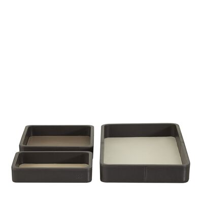 Colorful - Tray set - Dark grey