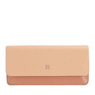 Estuche para gafas de sol de cuero DUDU, color rosa ruborizado